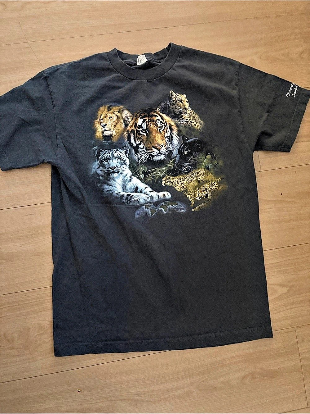 Men's Black Tiger Graphic Tee Like New